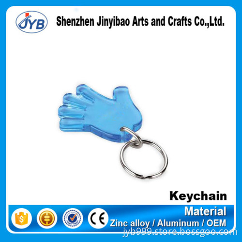new product custom logo funny acrylic balnk keychain